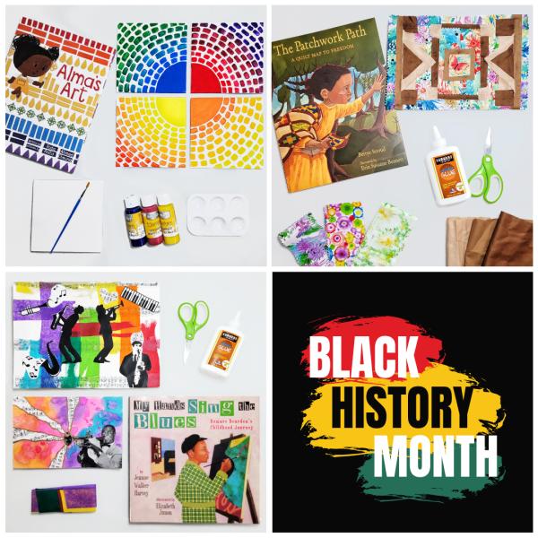Black History Month Art Projects: Romare Bearden, Alma Thomas, and Gee’s Bend Quilters