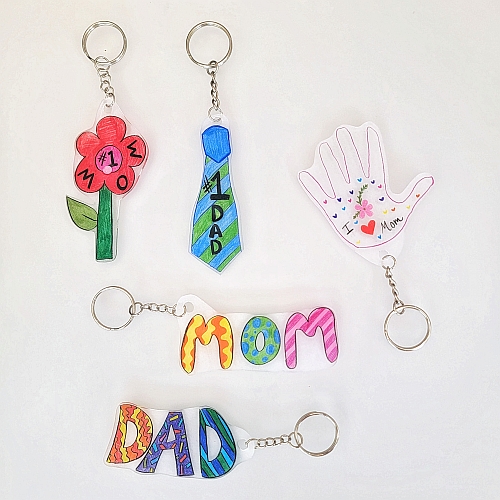 Mother's Day Shrinky Dink Keychains - An Easy Classroom Craft! – Fourth  Grade Flair