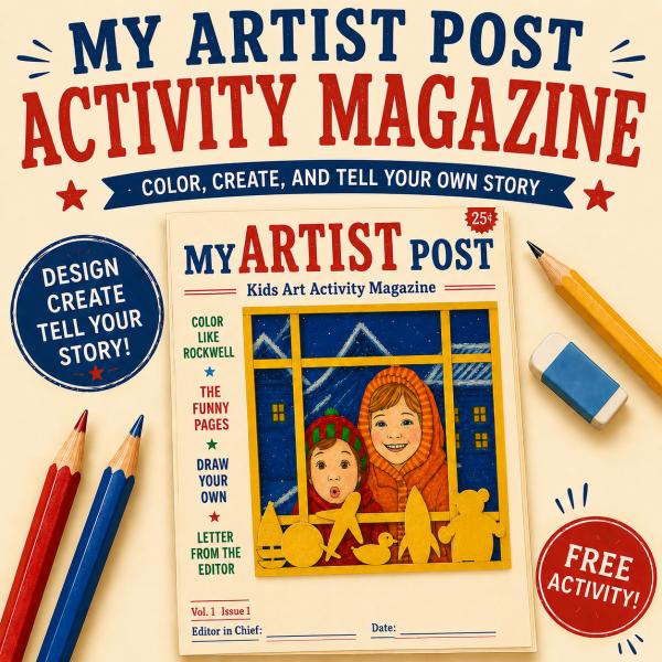 Norman Rockwell Inspired Crafts for Kids + FREE Printables