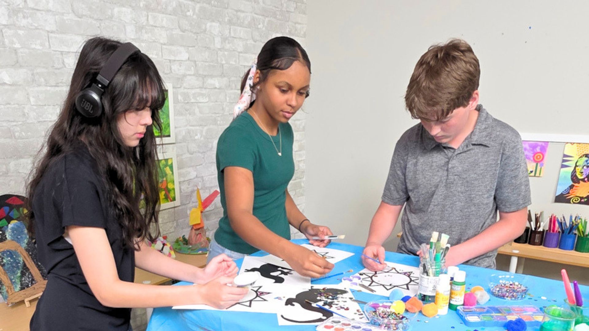Teens Making Art Together