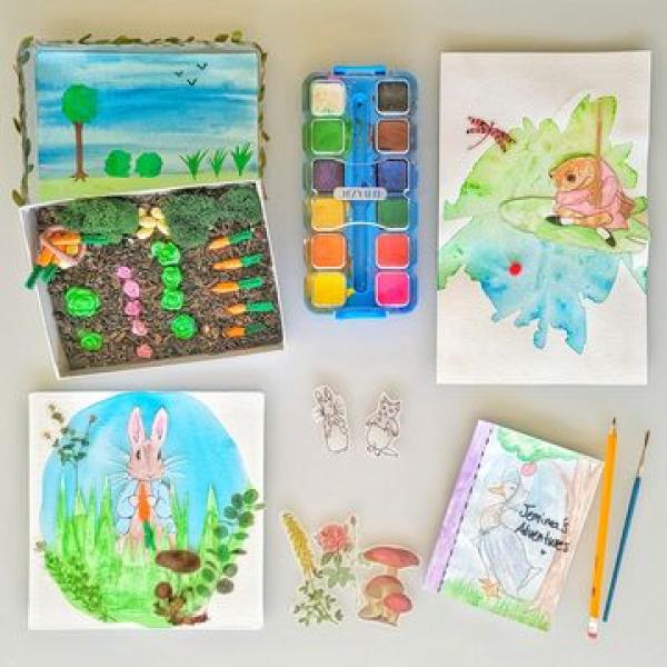 Free Beatrix Potter Biography and Art Project for Homeschoolers