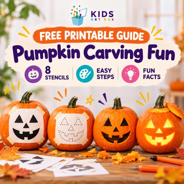 Pumpkin Carving Fun: Free Printable Stencils for Kids