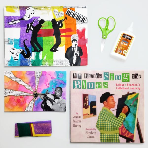 Romare Bearden Jazz and Art Collage for Kids