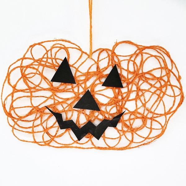 Scribble Pumpkin Print