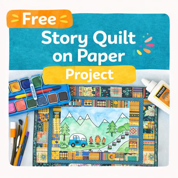 Free Story Quilt on Paper Project