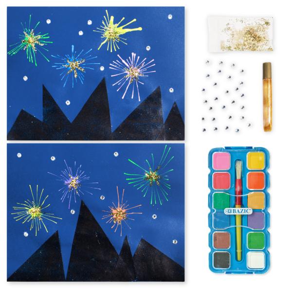 Straw-Blown Fireworks