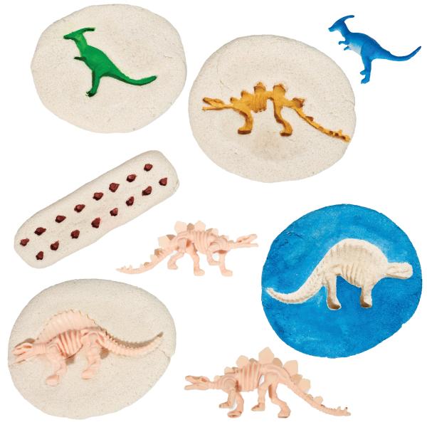 Salt Dough Dinosaur Fossils Science Project