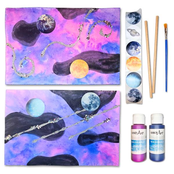 Shooting Star Galaxy Art