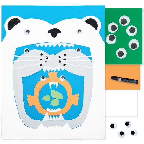 Polar animals Food Chain Science Project for children