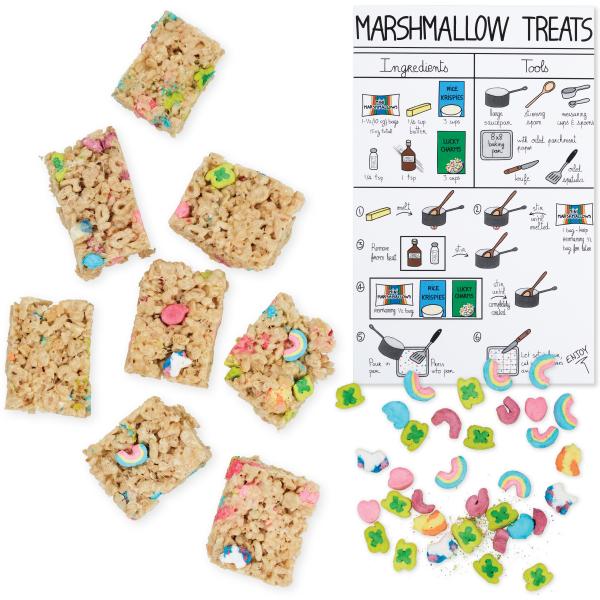 Lucky Marshmallow Treats Visual Recipe