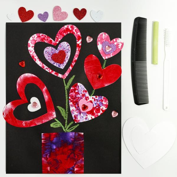 Bouquet of Hearts Collage