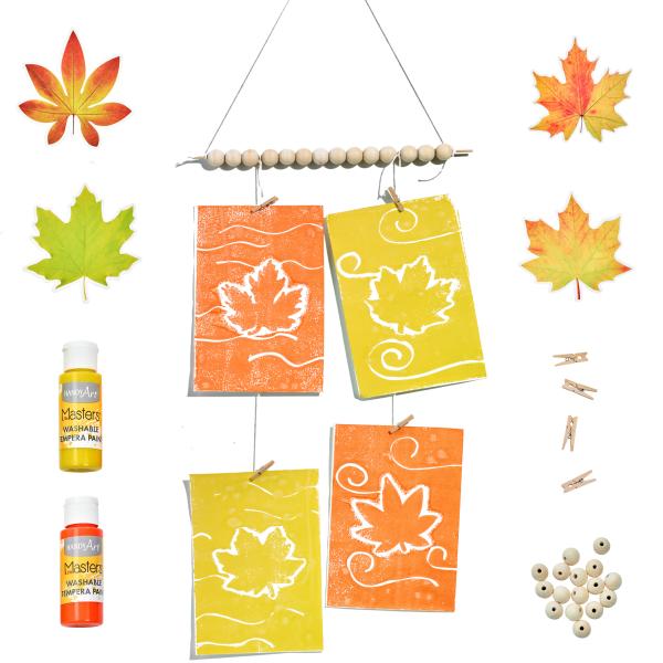 Leaf Print Wall Hanger