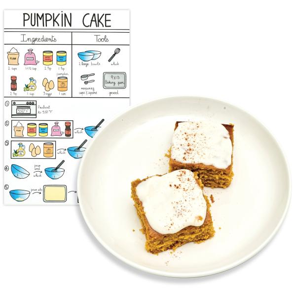 Pumpkin Cake Visual Recipe