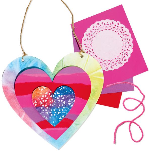 Layered Heart Wall Hanger