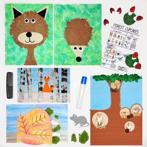 create-together-art-box/woodland-animals box