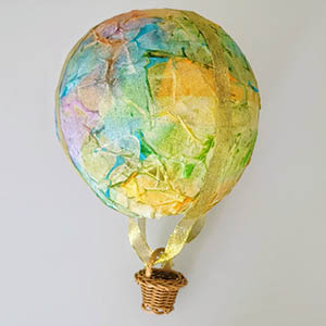 Paper Mache Hot Air Balloon