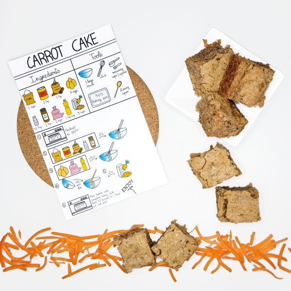 Carrot Cake Visual Recipe