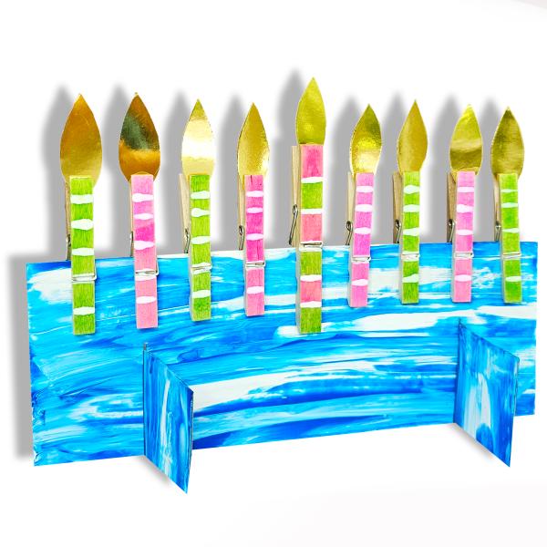 Menorah kids crafts