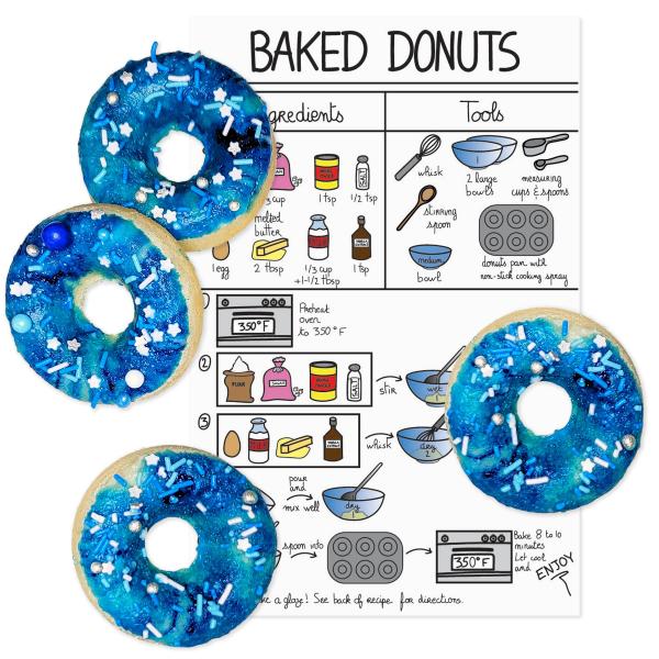 Oven-baked Donuts Visual Recipe