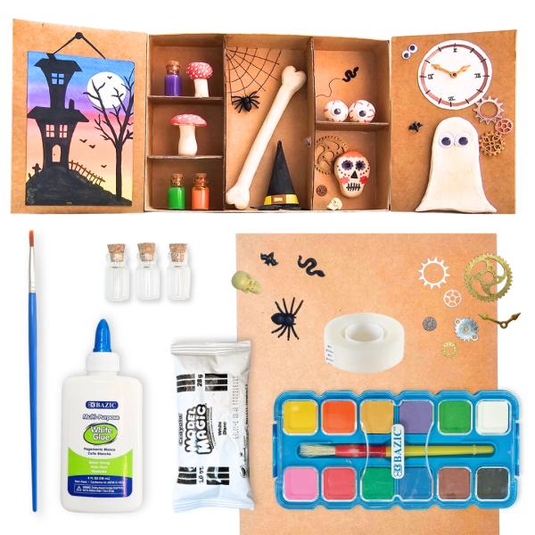 Cabinet of Curiosities Diorama and Art Supplies