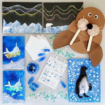 Arctic Animal Crafts for Kids - Forgetful Momma