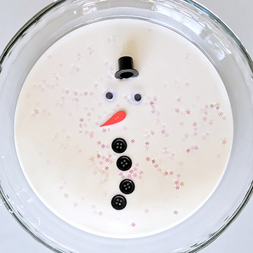 Melting Snowman Science Experiment