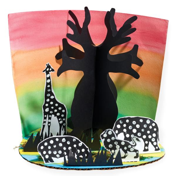 The Gathering in the Heat by Rashidi Chilambona Diorama