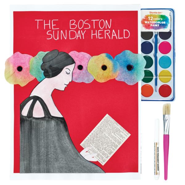 Boston Sunday Herald Mixed-Media Reproduction