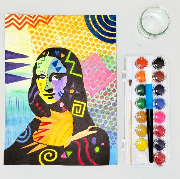 Pop-Art Mona Lisa