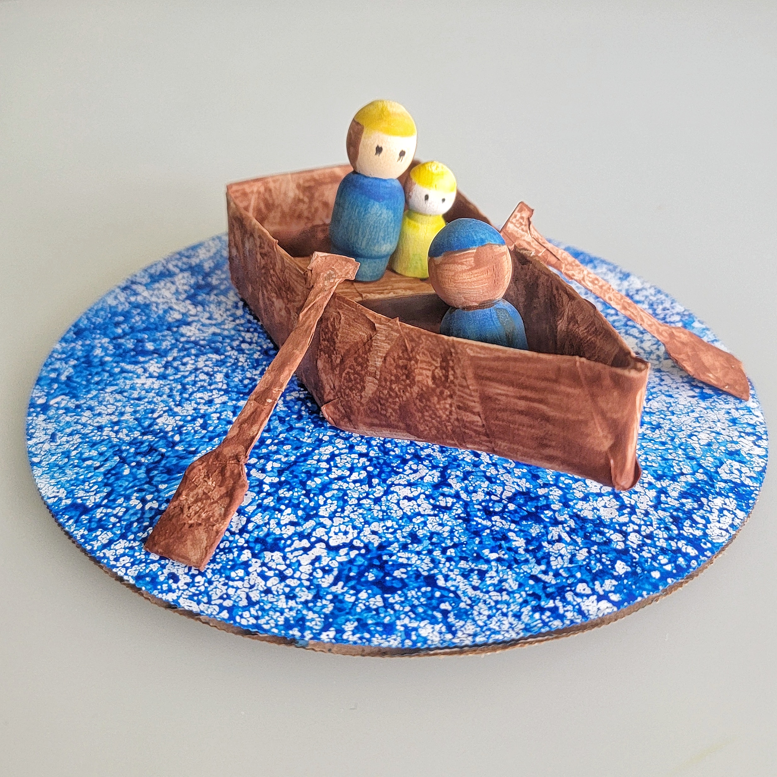 boating party diorama