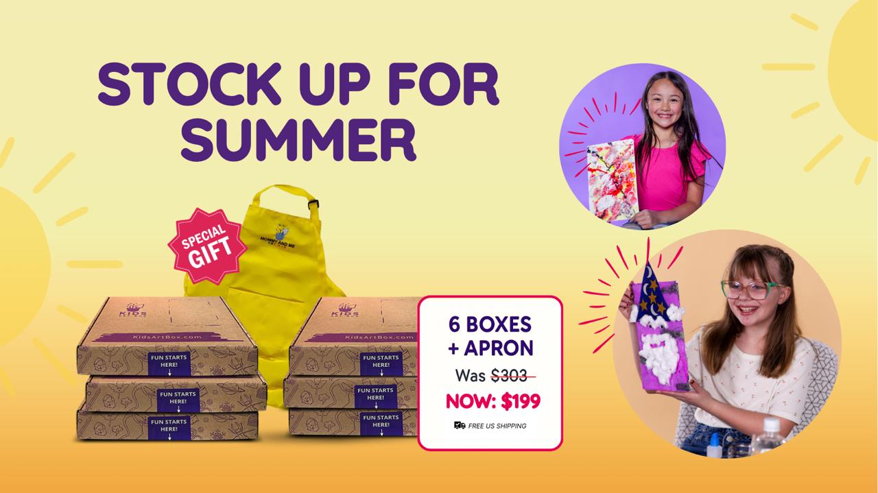 6 BOXES + 1 APRON<br>
WAS $303, NOW $199